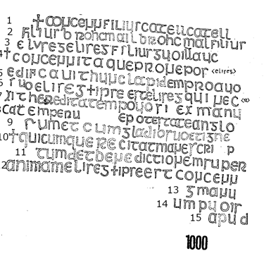 Pillar of Eliseg RunestoneText 1000 - County Denbigh, Wales