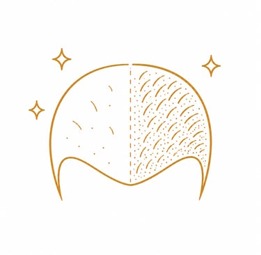 icône densité cheveux par micropigmentation chez Medi Kiss Dermaclinic à Bruxelles