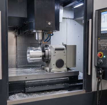 Fresatura CNC Verona a 4 assi per lavorazioni complesse su metallo e plastiche tecniche
