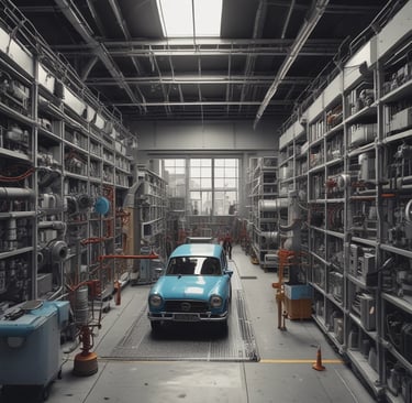 a man riding a skateboard down the side of a ramp