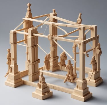 photo of white staircase