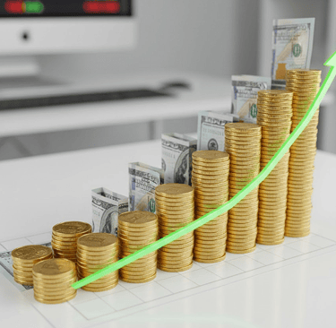 Growing passive income streams leading to financial freedom and cash flow.