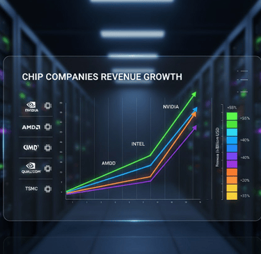 Comparison of the best AI stocks and growth sectors for high-growth potential.