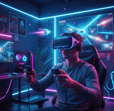 Realidade virtual integrada ao ecossistema do Sony PS6.