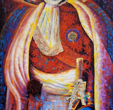 Hero: In reference to J.J.Dessalines, Toussaint Louverture, and so many others. It is a portrait, re