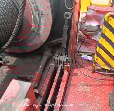 freno de emergencia automatico para taladros de perforación