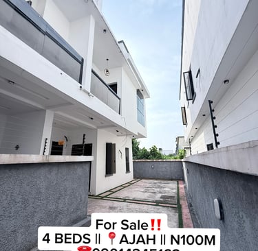 For Sale: 4-Bedroom Semi-Detached Duplex with BQ