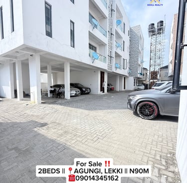 For Sale: 2-Bedroom Apartment in Agungi, Lekki
