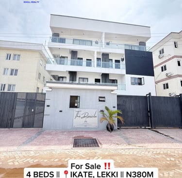 For Sale: 4-Bedroom Terrace Duplex – Ikate, Lekki