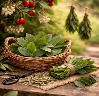 Irish Strawberry Tree (Arbutus Unedo) fruits, flowers, leaf