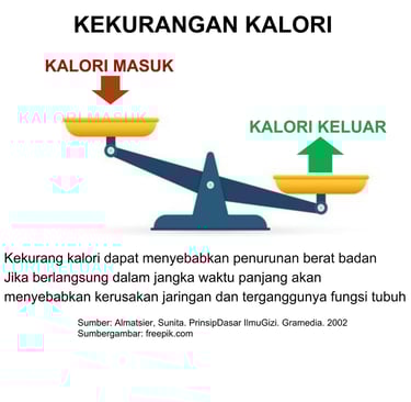 timbangan kalori makanan