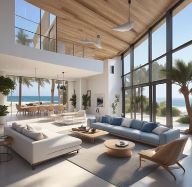 Bright living room with modern inventory