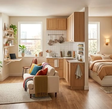 Come arredare una casa piccola: esempio di appartamento con mobili multifunzionali e organizzazione degli spazi