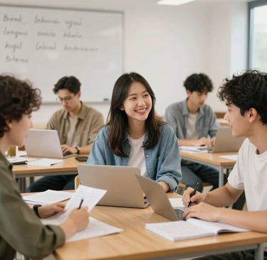 Exterior view of the academy building located centrally in Nürnberg.