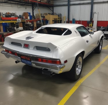 Bespoke composite work on vehicle