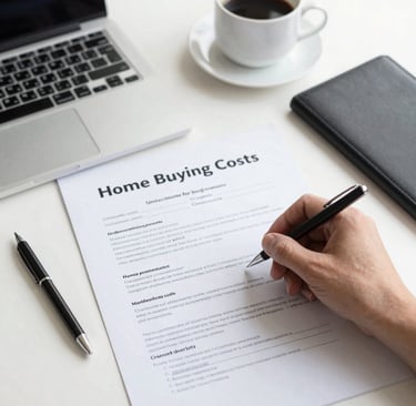 Home buyer costs documents