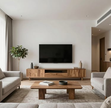 Bright living room with modern inventory