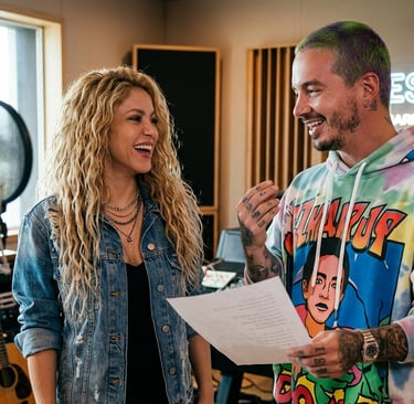 Shakira y J Balvin