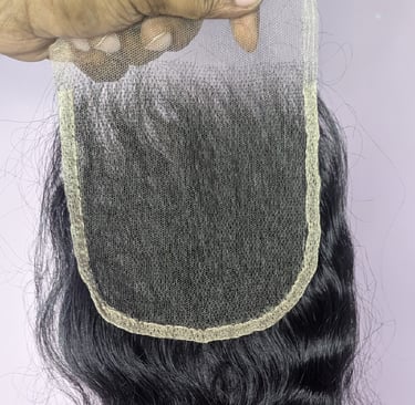 Premium HD lace closures and frontals with raw human hair