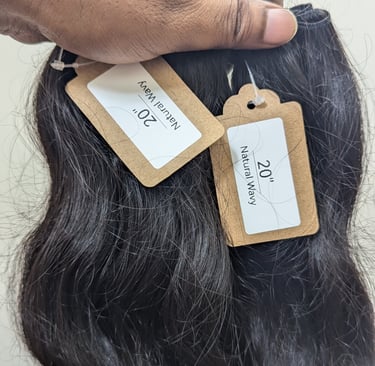 How to care for raw curly hair bundles with defined curls and natural volume