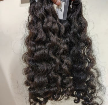 Premium Curly Raw Human Hair Bundles from Tanori Hair LLP