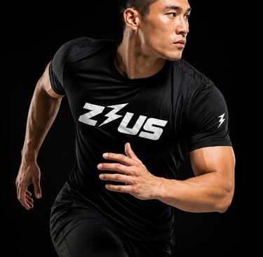 Man training in a sweat-wicking gym shirt in NZ, showing breathable lightweight activewear for better workout comfort