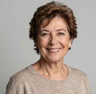 A warm image of a small group in a cozy online workshop, engaged and supportive.