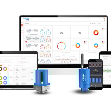 Fizix, verileri yapay zeka (AI) algoritmaları ile analiz ederek arıza tahminlemesi yapar.