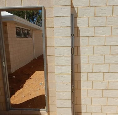 Structural wall repair to brickwork