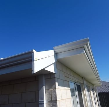 Perth house with leaky gutter 