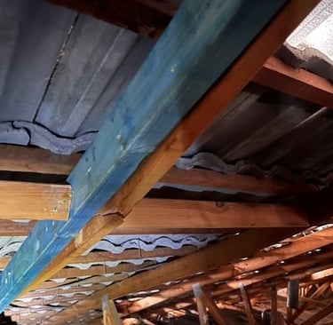 Repair to Rockingham property roof truss