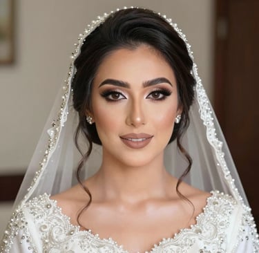 A cozy corner of the salon with plush seating and warm, inviting lighting.