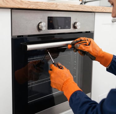 home oven repair. Built-in wall oven appliance repair.