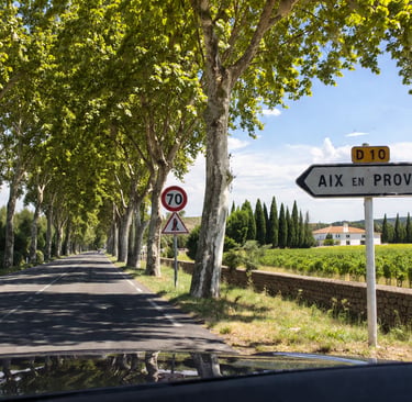 Private tour from Marseille cruise port to Aix-en-Provence with chauffeur driving through Provence l