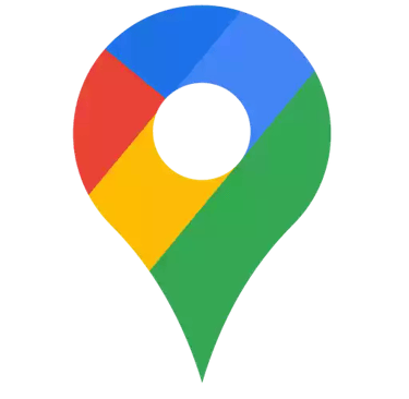 Smartphone GPS navigation showing a direct route to a business entity, illustrating semantic search