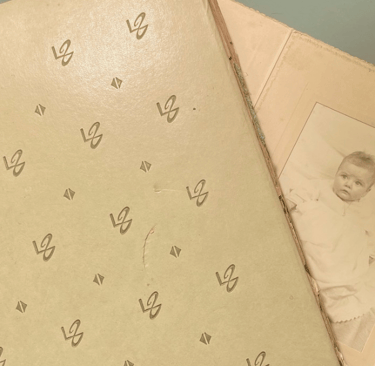 Examples of antique photo albums