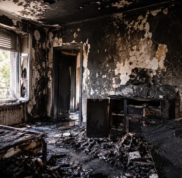 Nettoyage après dégâts de feu