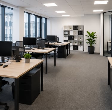 Nettoyage d'entretien de bureaux