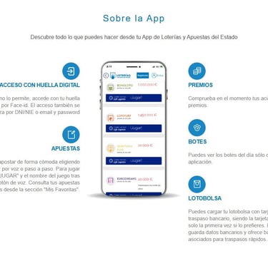 app loterías y apuestas del estado