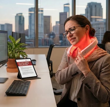 Red Light Therapy for Office Workers: A Complete Guide to Neck & Shoulder Pain Relief