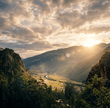The Sacred Valley of the Incas, a landscape