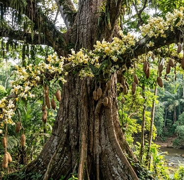 Corteza de huayra caspi empleada en infusiones naturales con propiedades energizantes