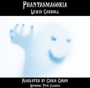 Phantasmagoria audiobook cover - a ghost