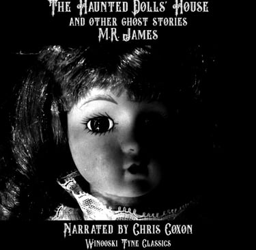The Haunted Dolls' House audiobook - a creepy looking doll