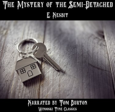 The Mystery of the Semi-Detached audiobook - a key with a house shaped keyring