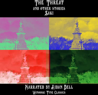 The Threat and Other Stories audiobook cover - victoria monument