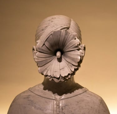 Escultura de marmol a gran escala