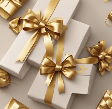 Elegant woman wearing a shimmering evening dress, smiling confidently at a city rooftop party.