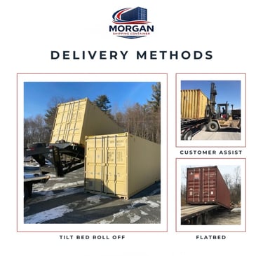 Morgan Shipping Container Delivery Methid
