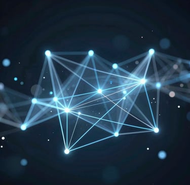 the word ai spelled in white letters on a black surface